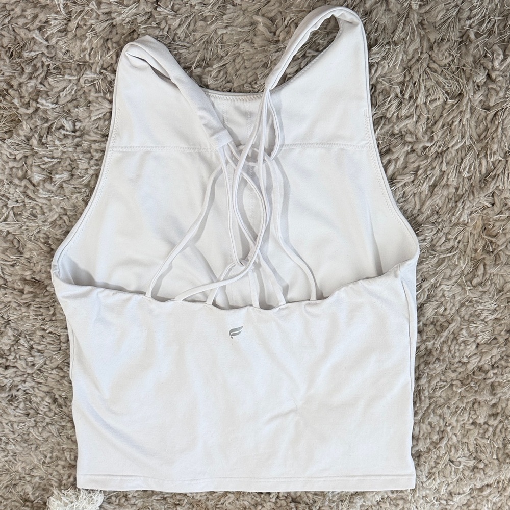 Fabletics White Tank Top